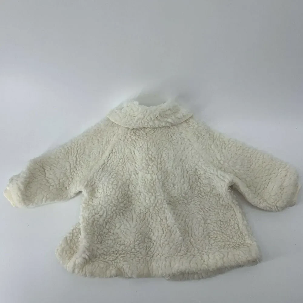 Basil Brush Vintage Sherpa White Peacoat 0-9 M